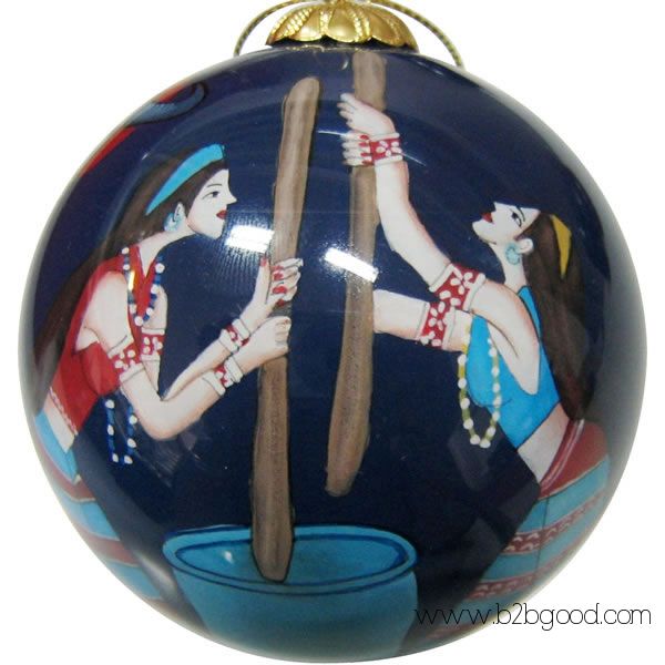 China Inside Painted Glass Christmas Balls