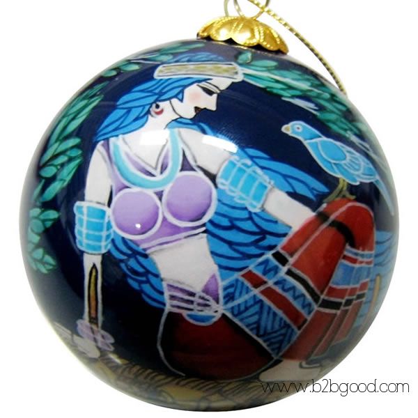 China Inside Painted Glass Christmas Balls