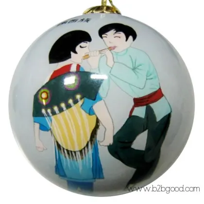 China Inside Painted Glass Christmas Balls