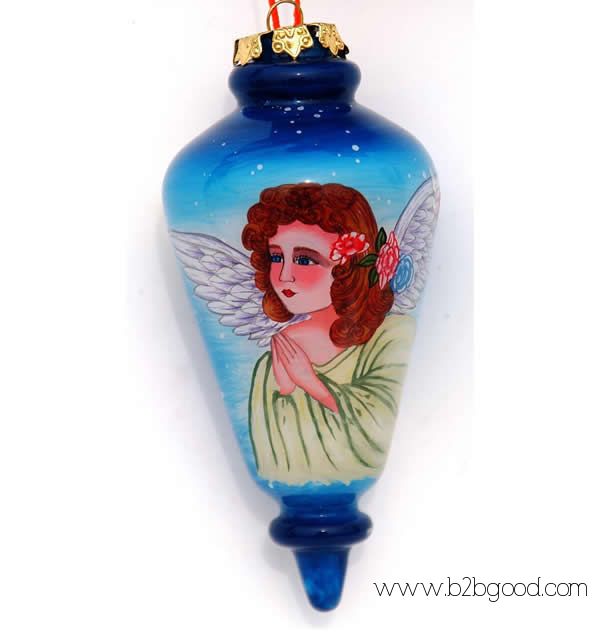 Reverse Painted Glass Ornaments
