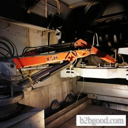 The Fixed Multi-function Manipulator Grab and Crush Ultra-high Temperature Steel Slag In The Steel P