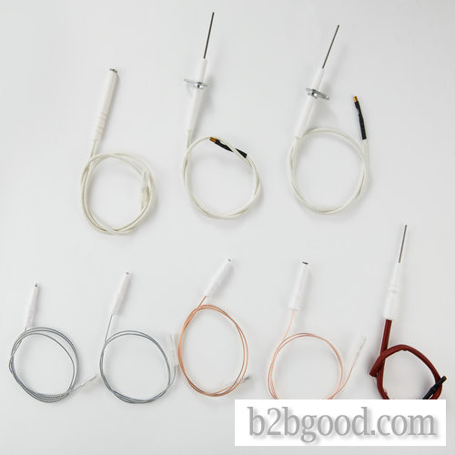 Gas ignition electrode head