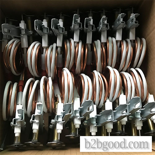 Gas ignition electrode head