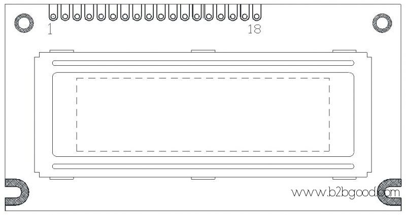 Графический тип Monochrome LCM PLG1203BW