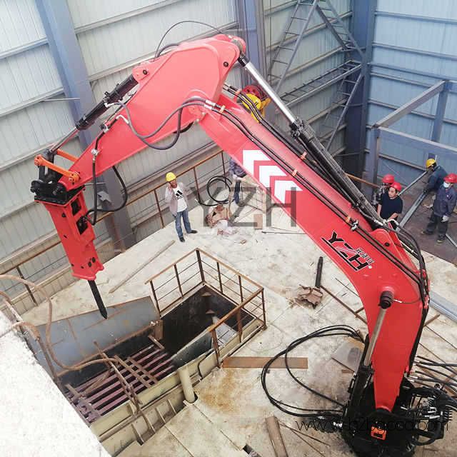 YZH Stationary Rock Breaker System for Crushing Plants