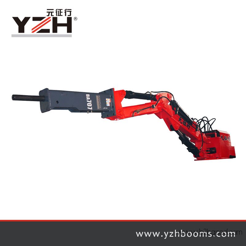 stationary pedestal boom breaker