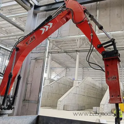 hydraulic rockbreaker boom system