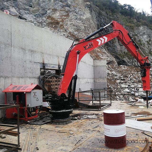 Static Type Pedestal Boom System