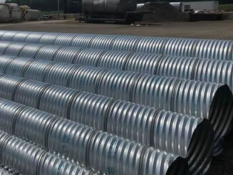 Вертикальная гофрированная стальная труба