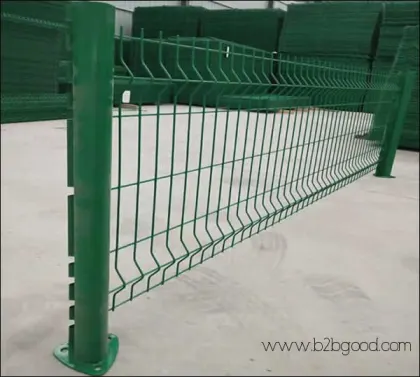 Galvanized and Powder Coated Peach Steel Fence Posts