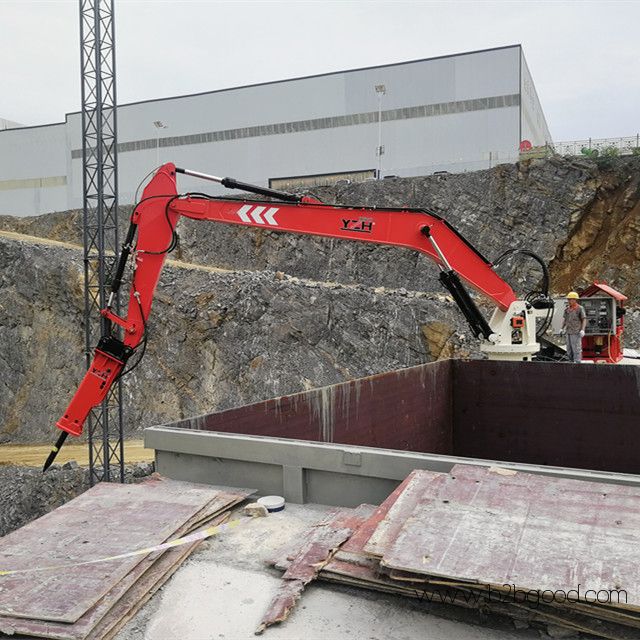 YZH Mining Stationary Rockbreaker Boom System
