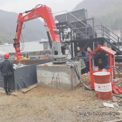 YZH stationary hydraulic rock breaker