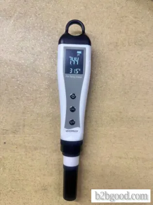 PH-9082 Waterproof pen high accuracy alkalinity / thermometer