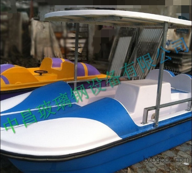 Xinjiang Locally Produced 45-Person FRP Hand Rowing Boat, FRP Boat, Fishing Boat, Fish Catching Boat, Outboard Motor Boat