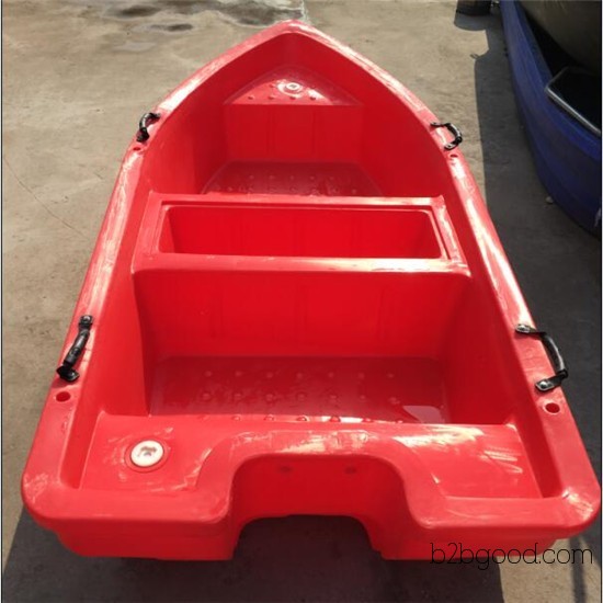 Yihong Factory Direct Sightseeing Boat 4.5m Small Plastic Boat Cleaning Fishing Sightseeing Fishing Boat Double-Layer Plastic Inflatable Boat