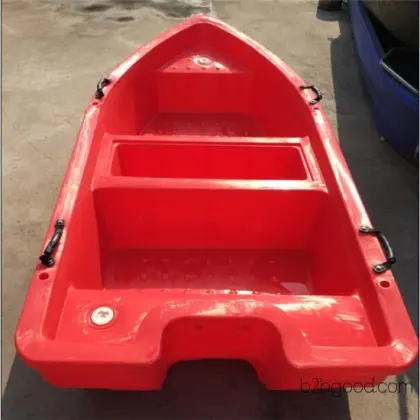 Yihong Factory Direct Sightseeing Boat 4.5m Small Plastic Boat Cleaning Fishing Sightseeing Fishing Boat Double-Layer Plastic Inflatable Boat