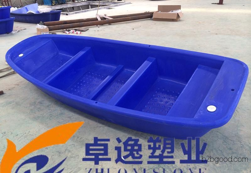 Factory direct 2.6m plastic boat, fishing boat, angling boat, sightseeing boat, fishing gear, special price